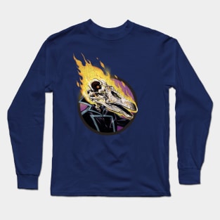 The Goose Rider - distressed Long Sleeve T-Shirt